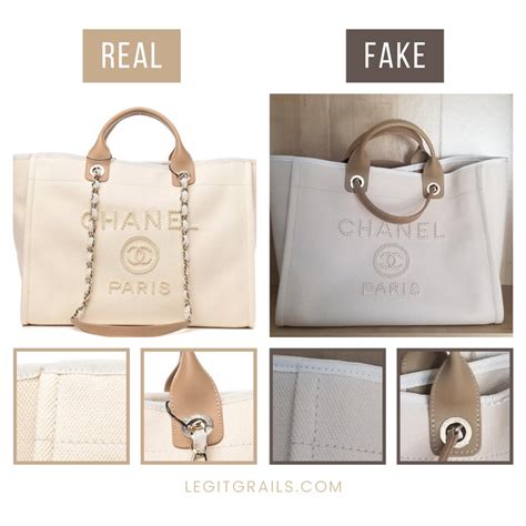 chanel deauville tote real vs fake|chanel deauville tote 2022.